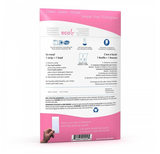 Tru Earth Eco-Strips Laundry Detergent 環保洗衣紙 (Baby – 64 Loads)