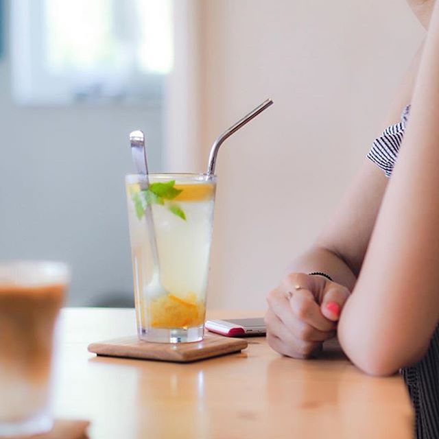 BUCKET ver2 – 不銹鋼飲管 Metal Straw (部份磨沙版 Partly Sanded)