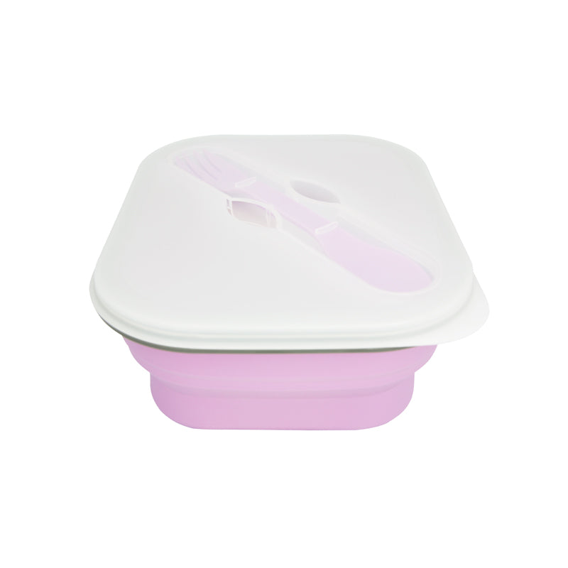 Lexngo Silicone Collapsible Lunch Box 矽膠可摺疊食物盒連餐具