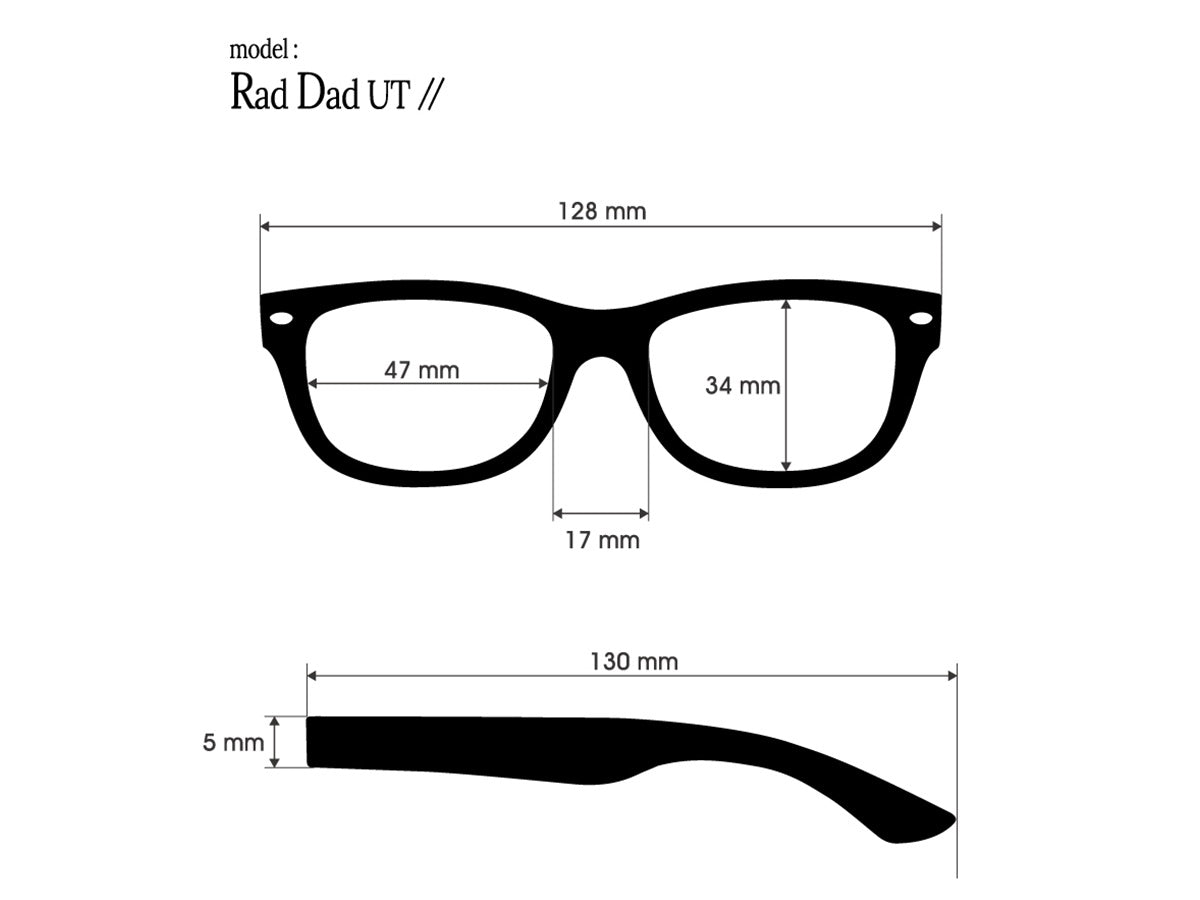 RAD DAD UT Black x Black FLAKE collaboration mode
