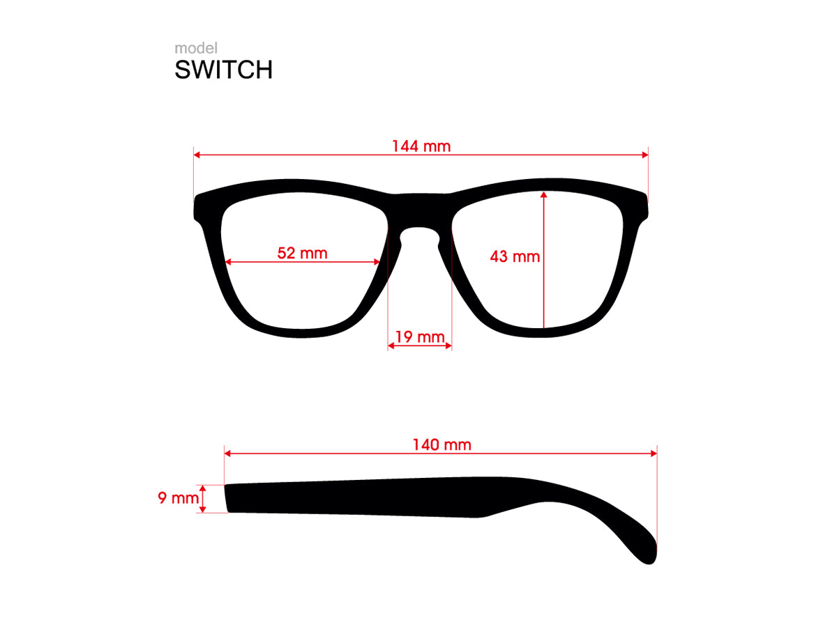 SWITCH Red/Yellow Gloss x Black (Black Logo)