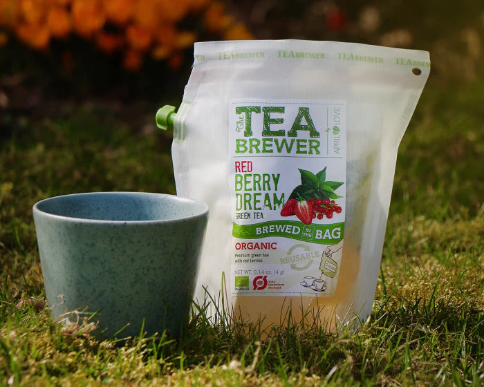 Organic Red Berry Dream Green Tea | 有機紅莓夢綠茶包