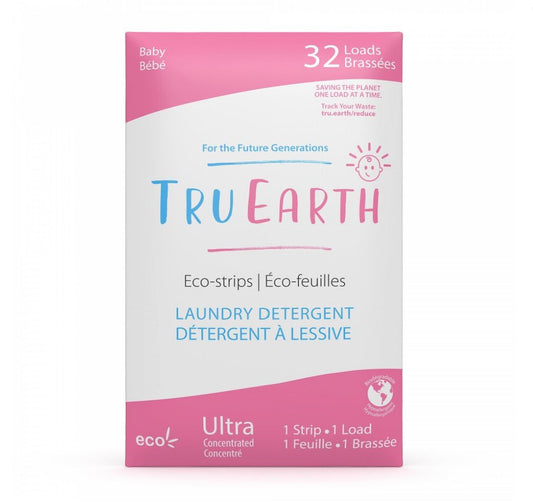 Tru Earth Eco-Strips Laundry Detergent 環保洗衣紙 (Baby – 32 Loads)
