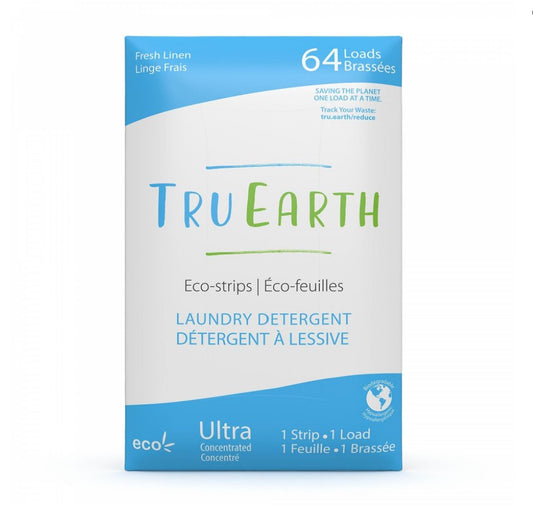 Tru Earth Eco-Strips Laundry Detergent 環保洗衣紙 (Fresh Linen – 64 Loads)