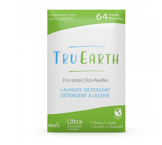 Tru Earth Eco-Strips Laundry Detergent 環保洗衣紙 (Fragrance-free – 64 Loads)