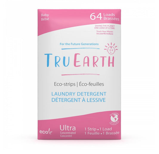 Tru Earth Eco-Strips Laundry Detergent 環保洗衣紙 (Baby – 64 Loads)