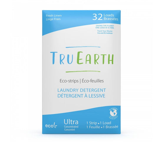 Tru Earth Eco-Strips Laundry Detergent 環保洗衣紙 (Fresh Linen – 32 Loads)