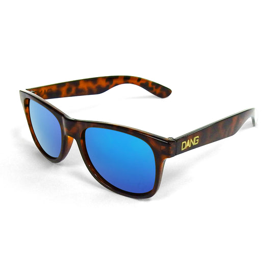 LOCO Light Tortoise x Blue Mirror w/ gold Logo