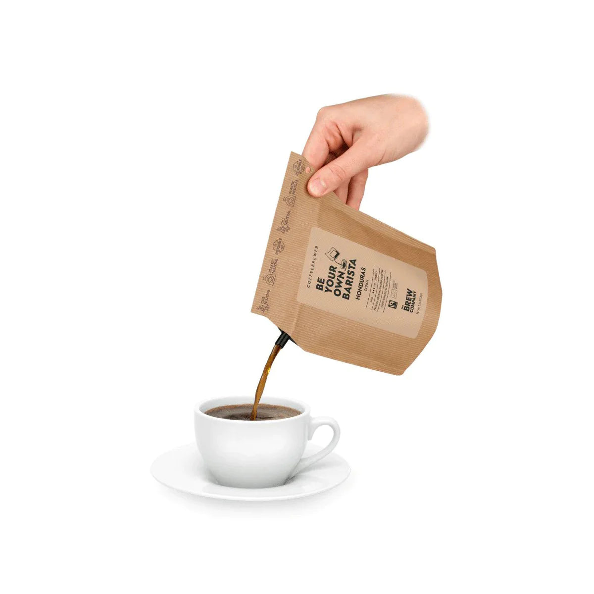 Grower’s Cup Coffeebrewer (India 印度) 便攜式手沖有機及公平交易咖啡包 20g