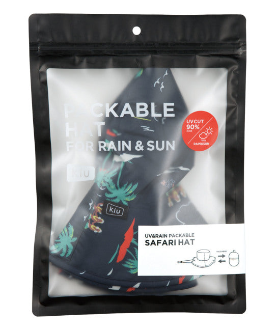 日本Kiu UV&RAIN PACKABLE SAFARI HAT (Splash)