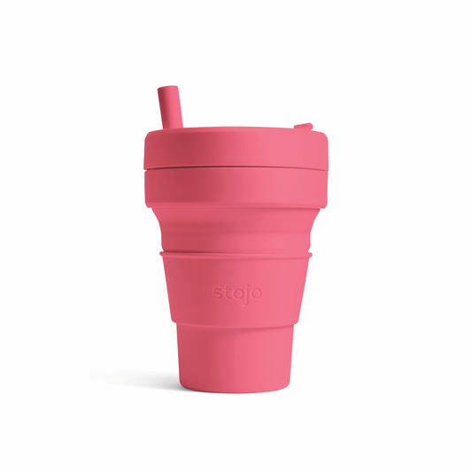 Stojo Biggie 16oz cup (Peony)