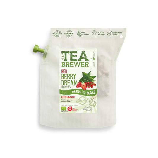 Organic Red Berry Dream Green Tea | 有機紅莓夢綠茶包