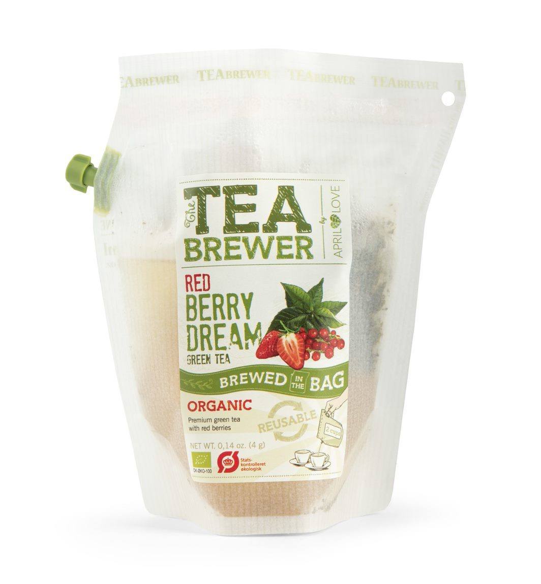 Organic Red Berry Dream Green Tea | 有機紅莓夢綠茶包
