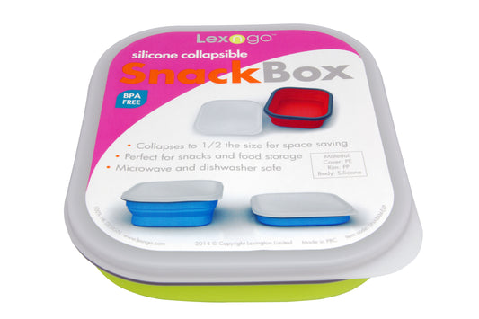 Lexngo Silicone Collapsible Snack Box (M) 矽膠蓋可摺疊食物盒 (中)