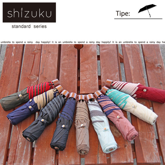 Shizuku スタンダード (標準/Standard) Folding Umbrella